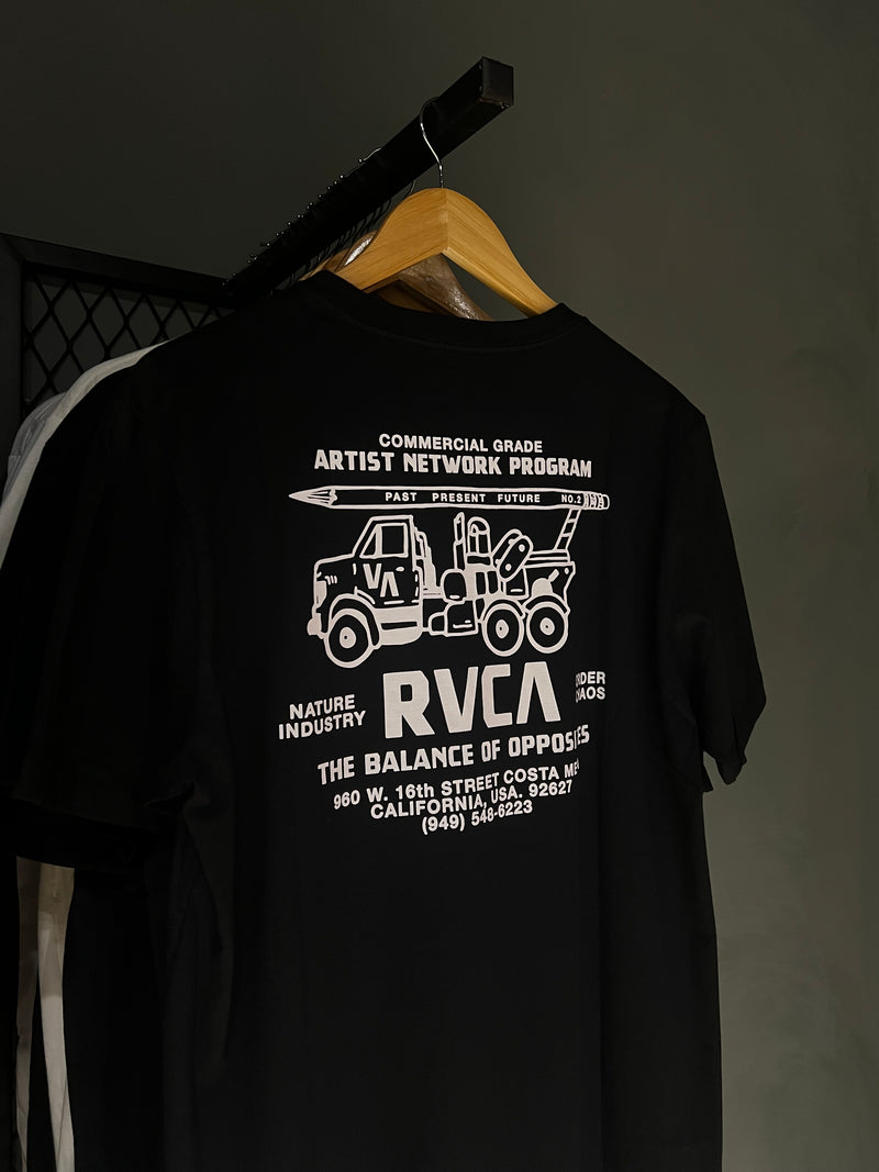 CAMISA RVCA COMMERCIAL BLACK