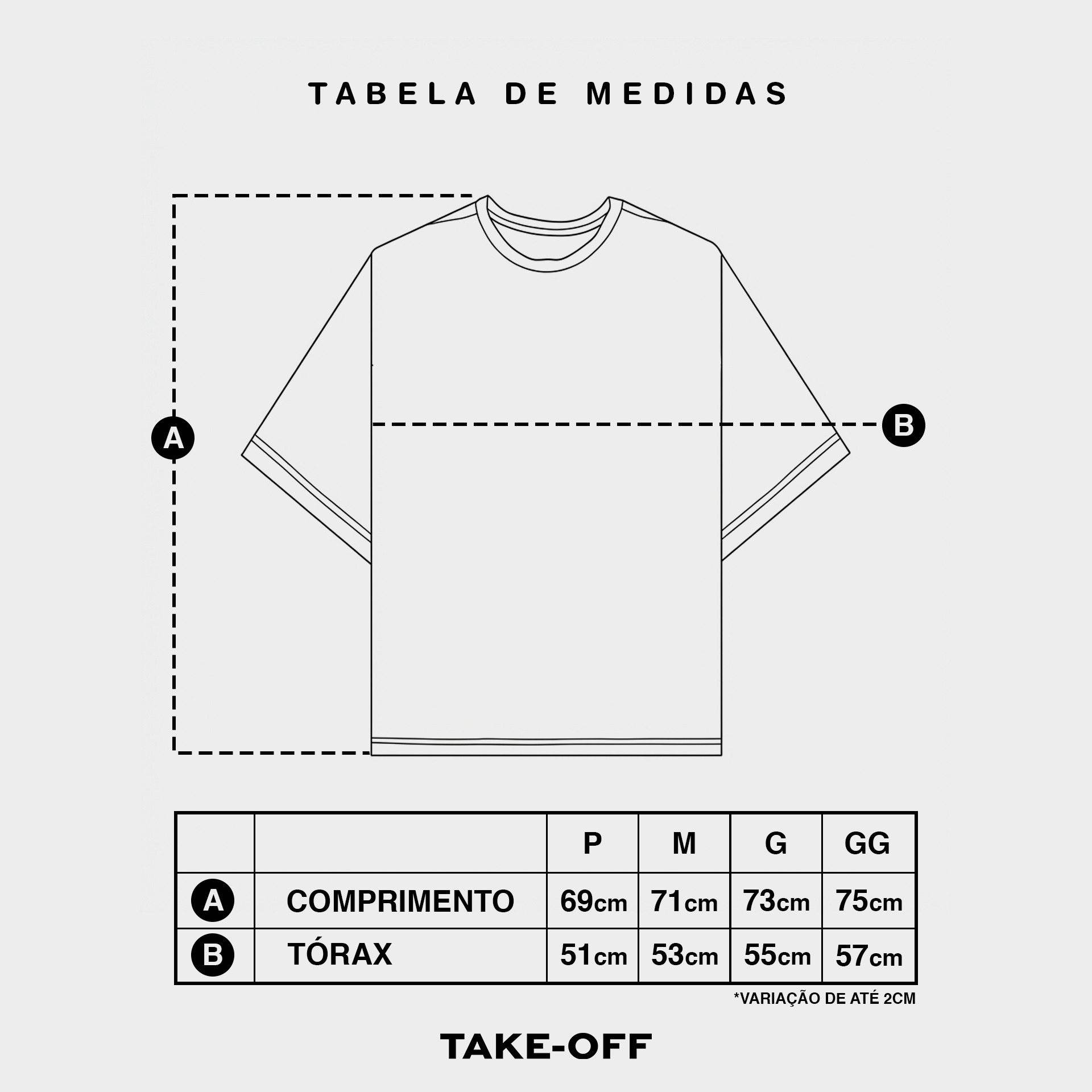 CAMISA TAKE OFF CANCHA CHUMBO