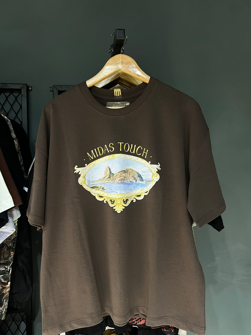 CAMISA MIDAS SUGAR BOXY MARROM