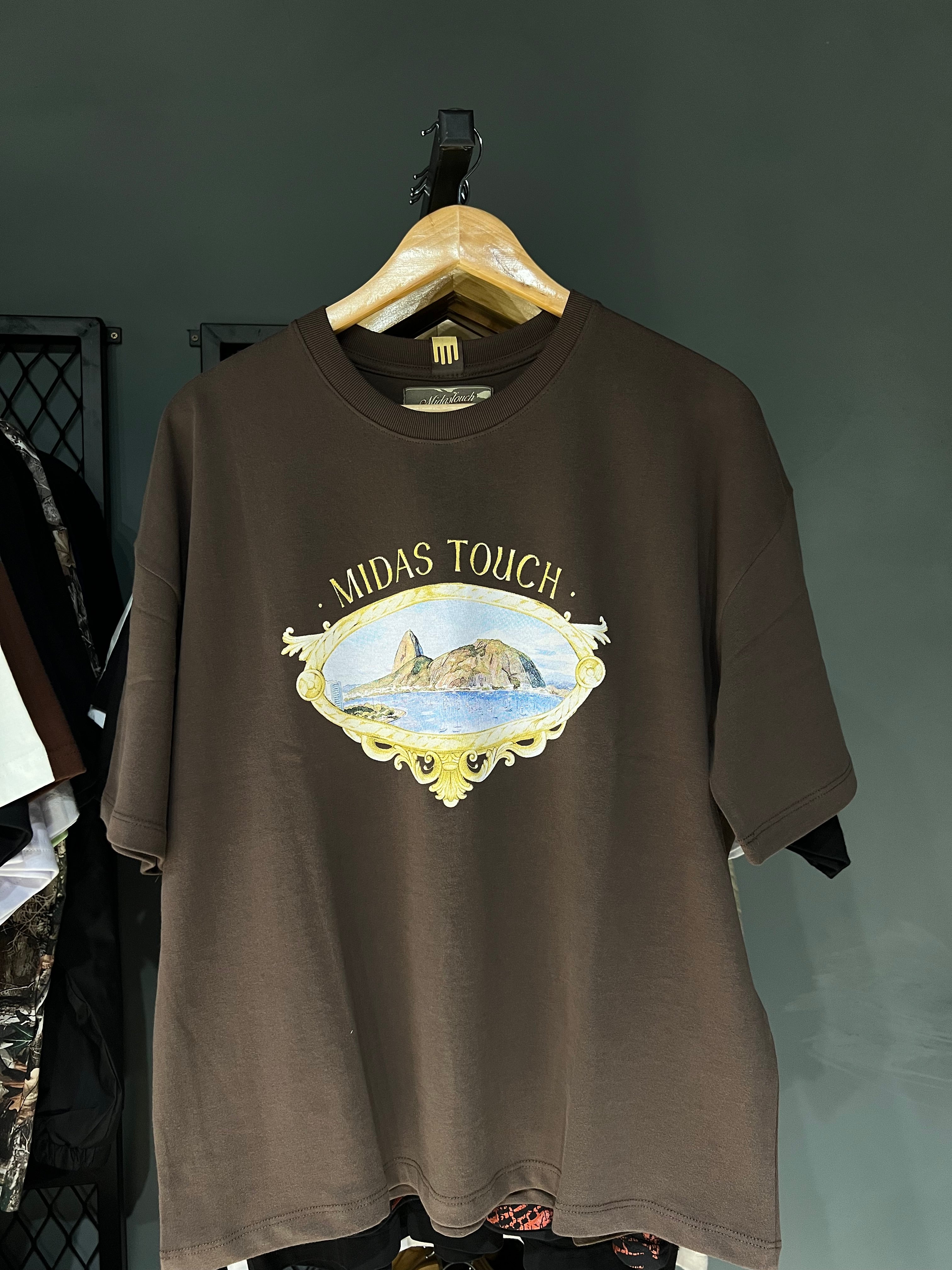 CAMISA MIDAS SUGAR BOXY MARROM