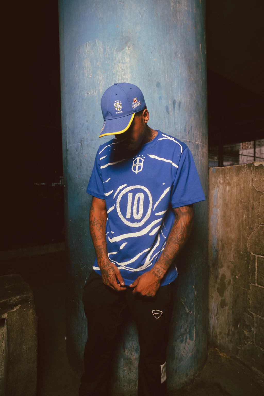CAMISA BUSS BRASIL 10 AZUL