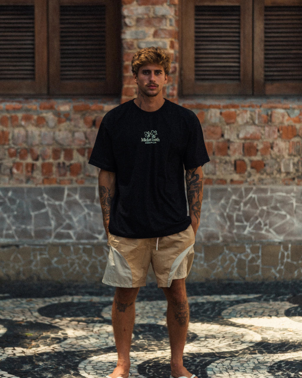 CAMISA MIDAS GARDEN BLACK