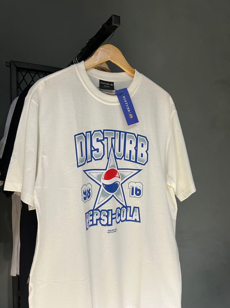 CAMISA DISTURB x PEPSI WHITE