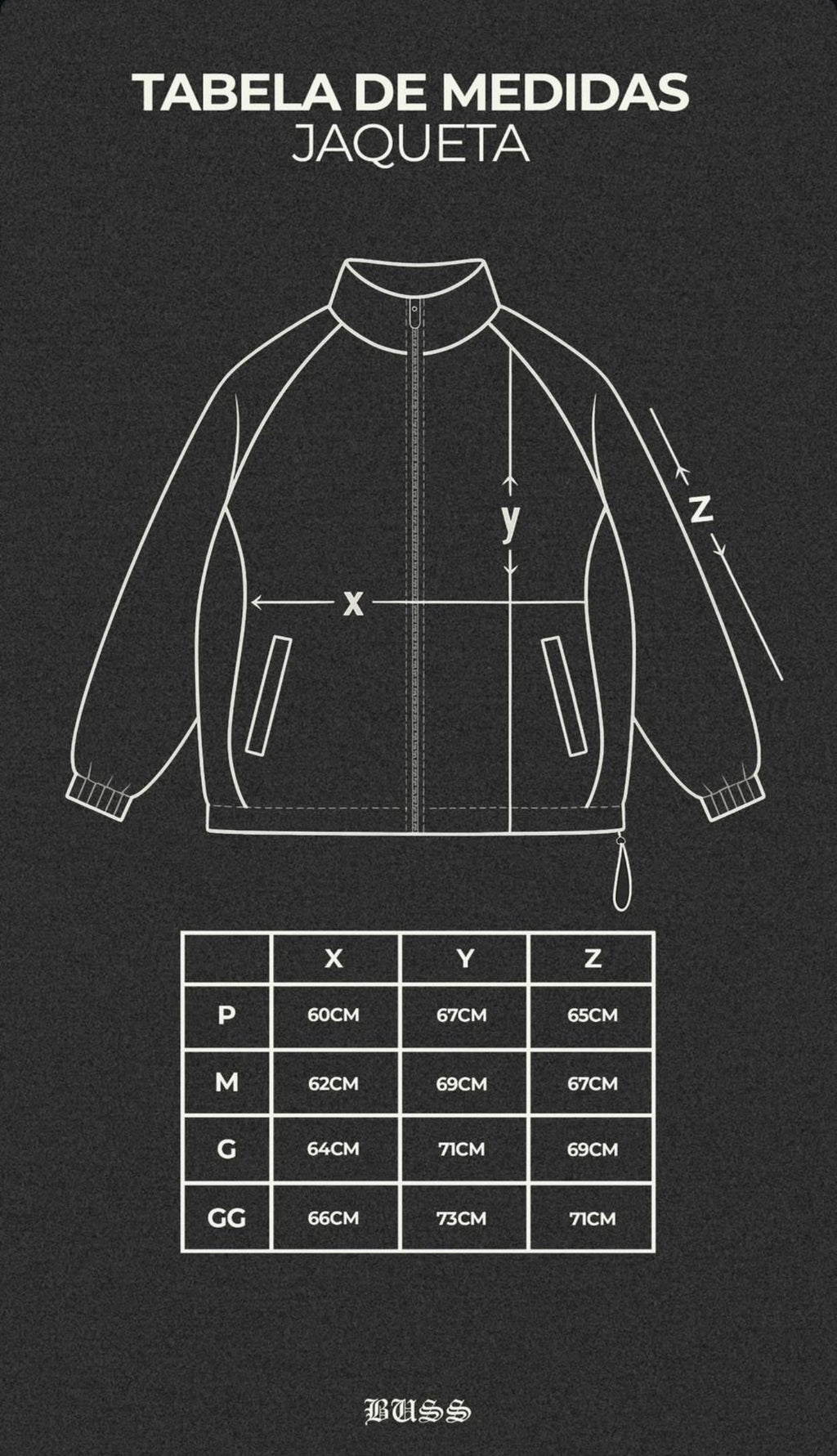 TRACK JACKET BUSS AZUL