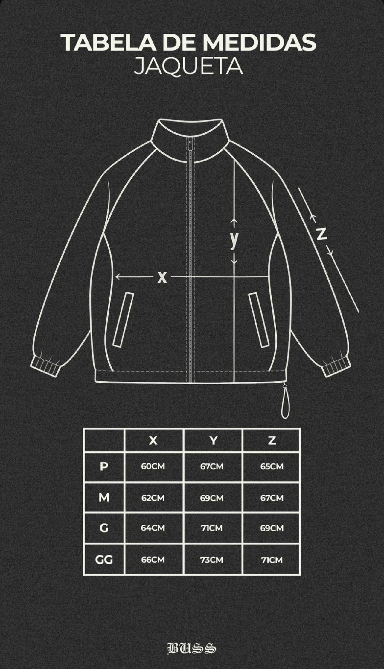 TRACK JACKET BUSS AZUL