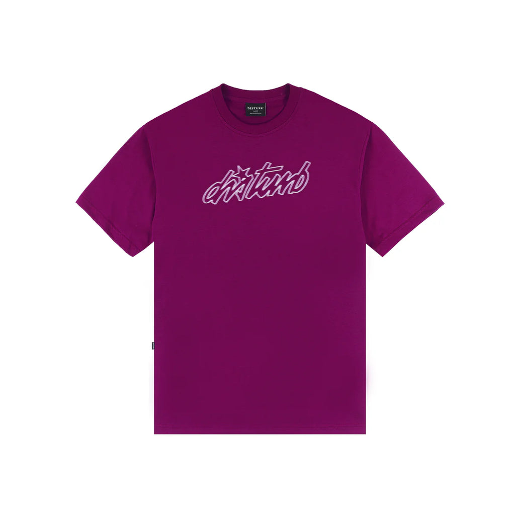 CAMISA DISTURB CURSIVE PURPLE