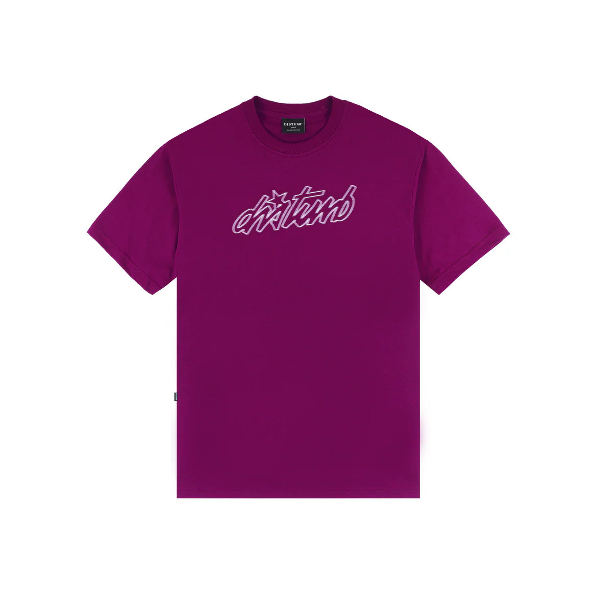 CAMISA DISTURB CURSIVE PURPLE