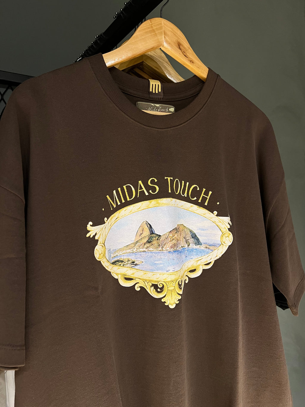 CAMISA MIDAS SUGAR BOXY MARROM
