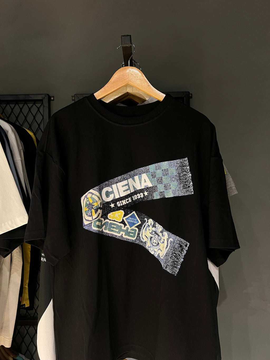 CAMISA CIENA SCARFT BLACK