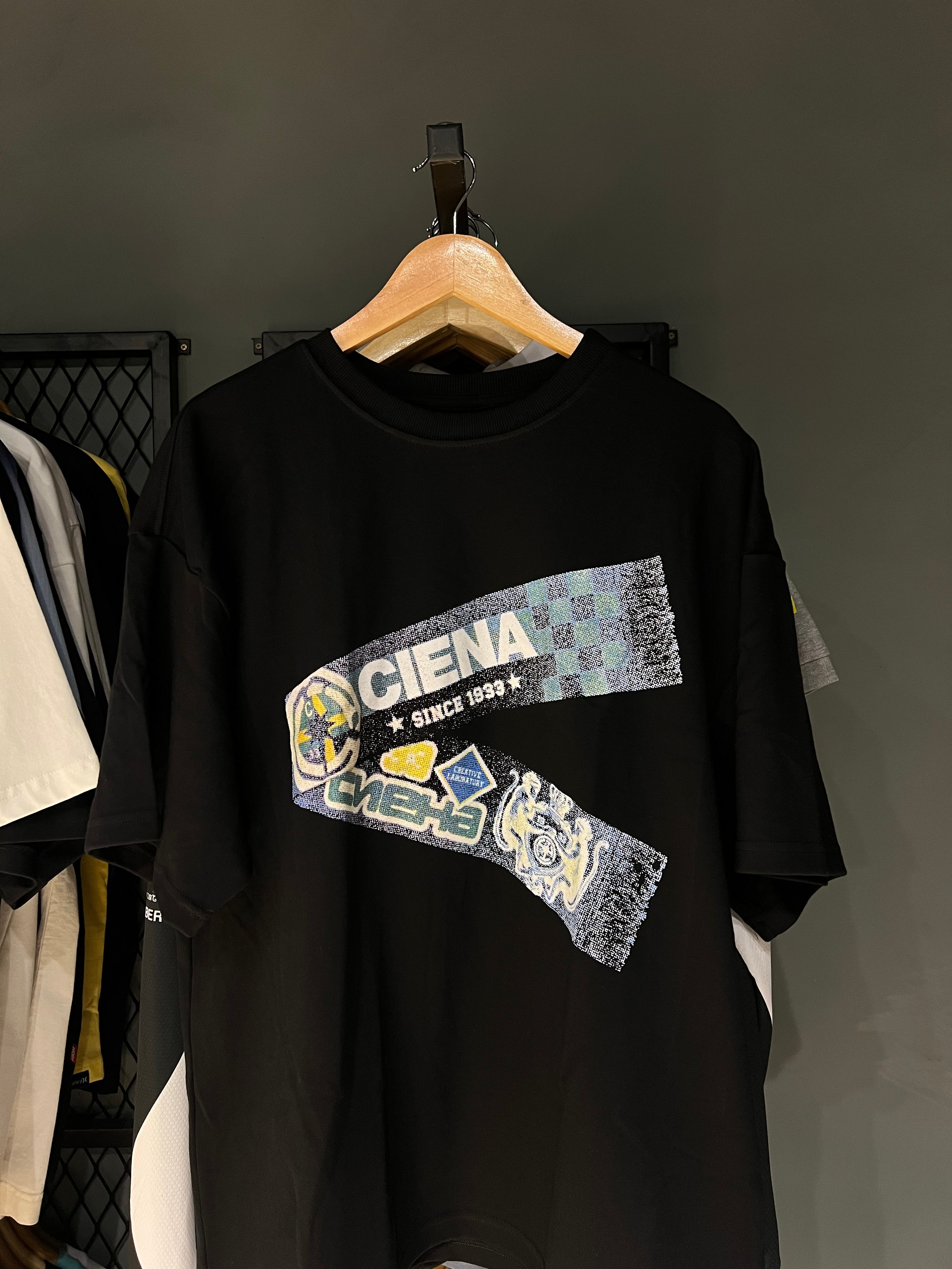 CAMISA CIENA SCARFT BLACK