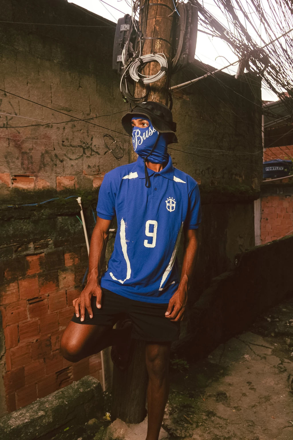 POLO BUSS BRASIL AZUL