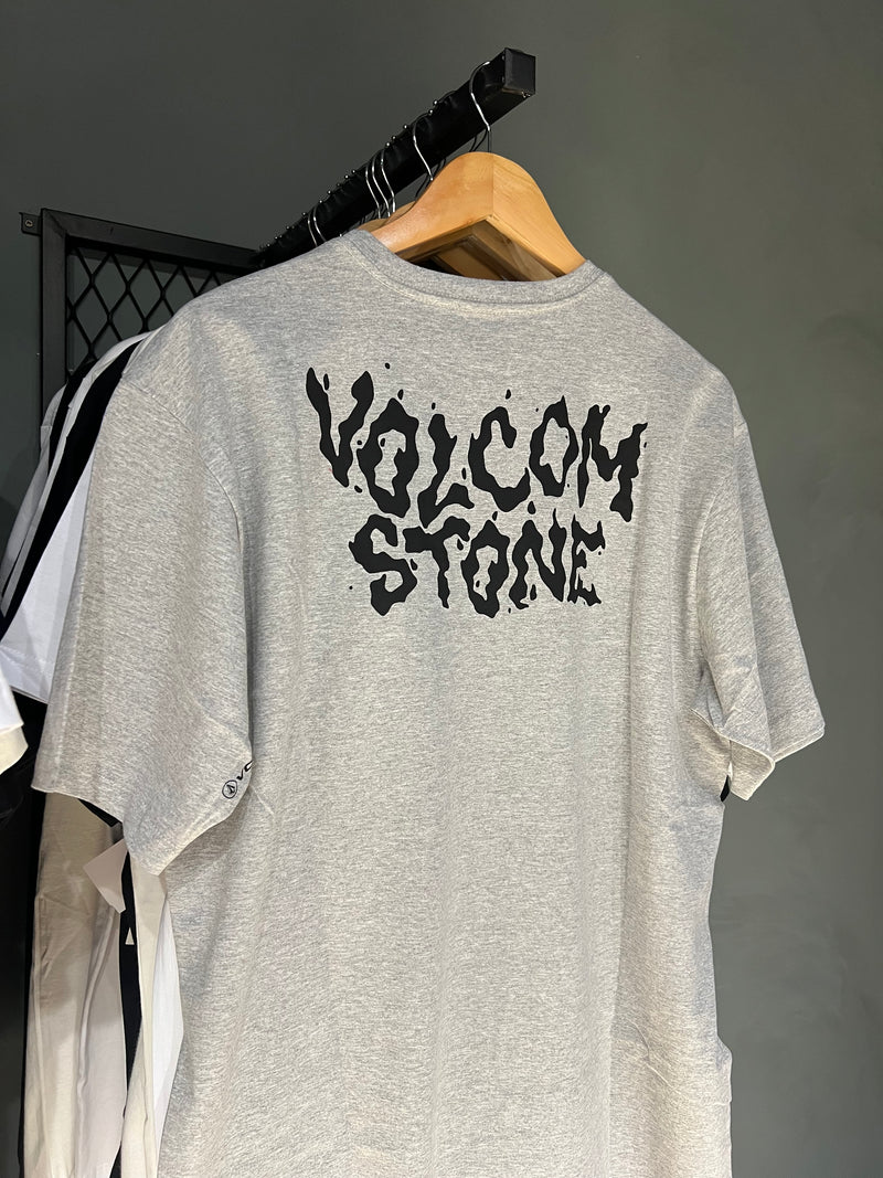 CAMISA VOLCOM INKED CINZA CLARO