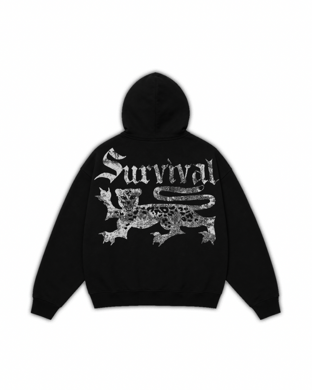 MOLETOM SURVIVAL LOGO BLACK