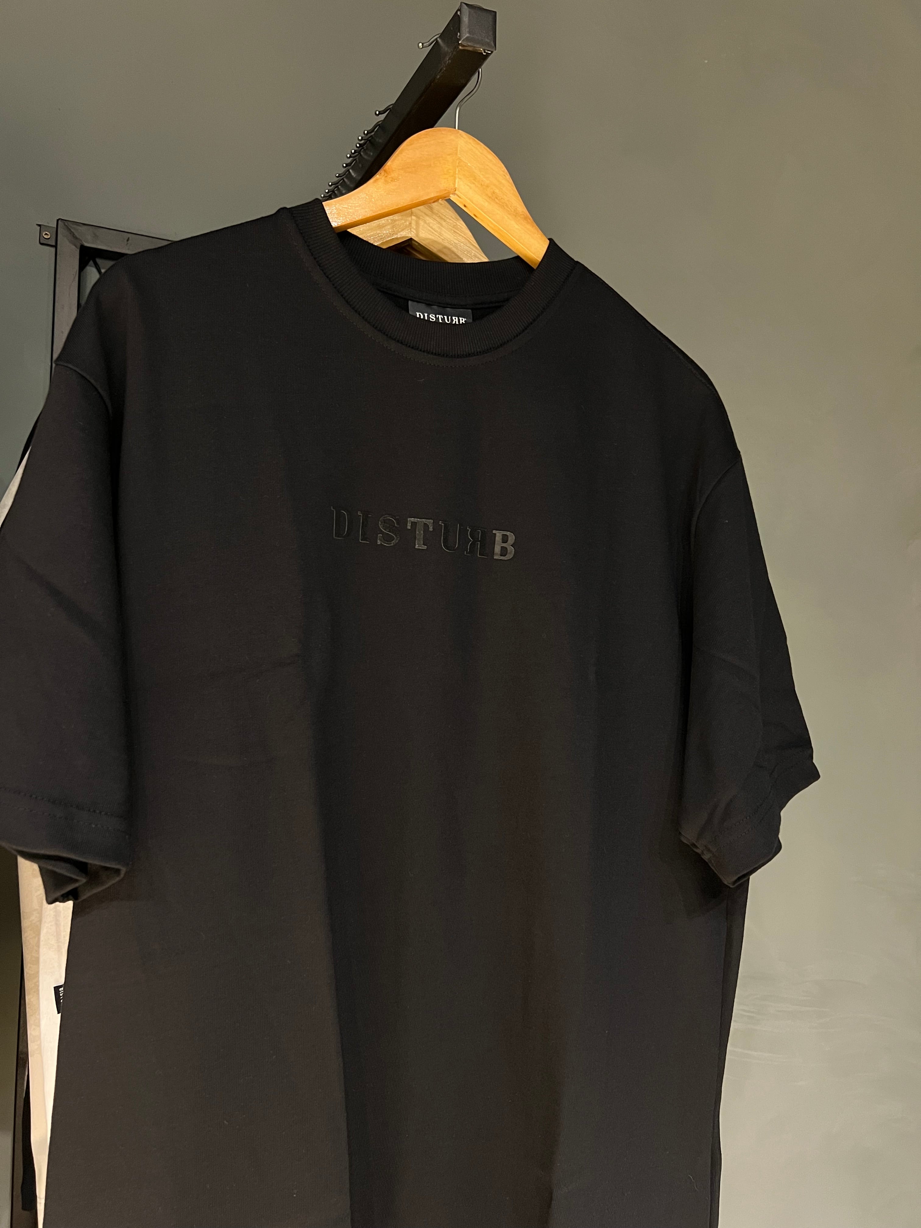 CAMISA DISTURB LOGO BLACK