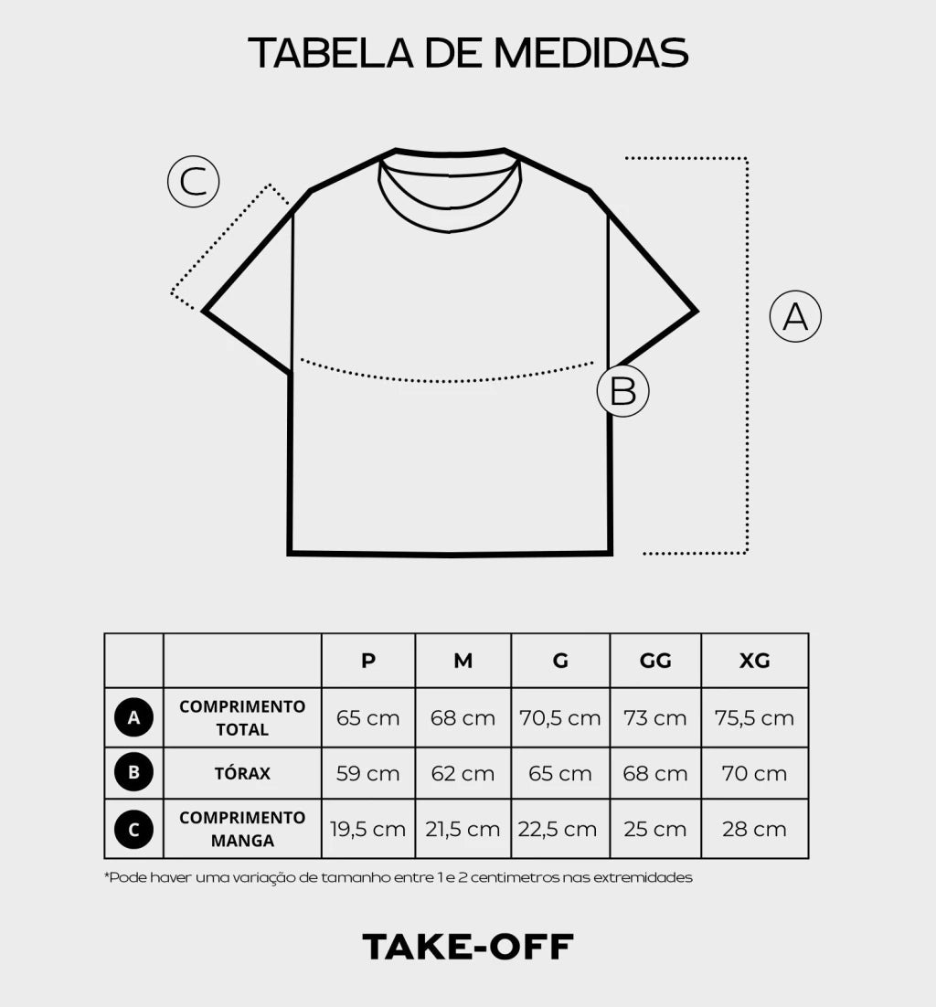 CAMISA TAKE OFF FADED BOXY BLACK/GREY