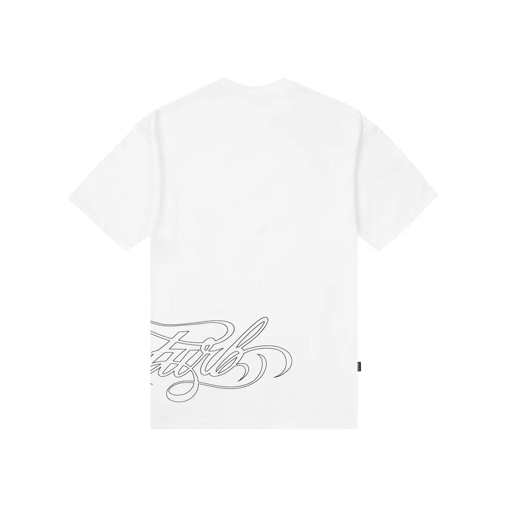 CAMISA DISTURB SCRIPT WHITE