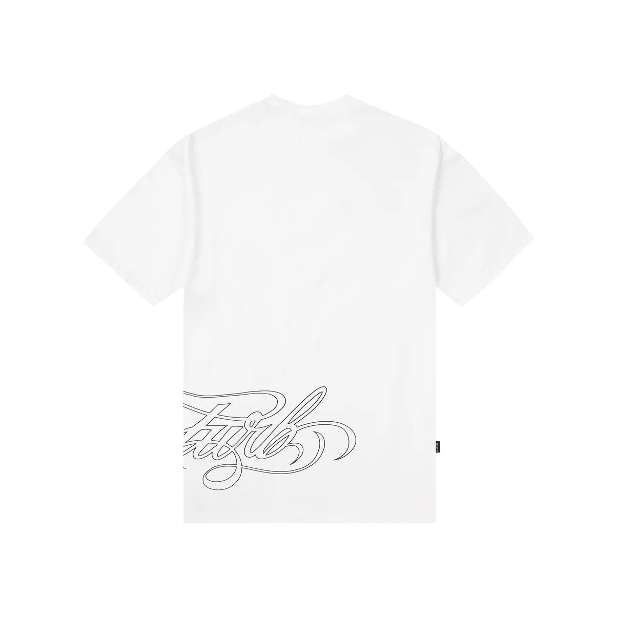 CAMISA DISTURB SCRIPT WHITE