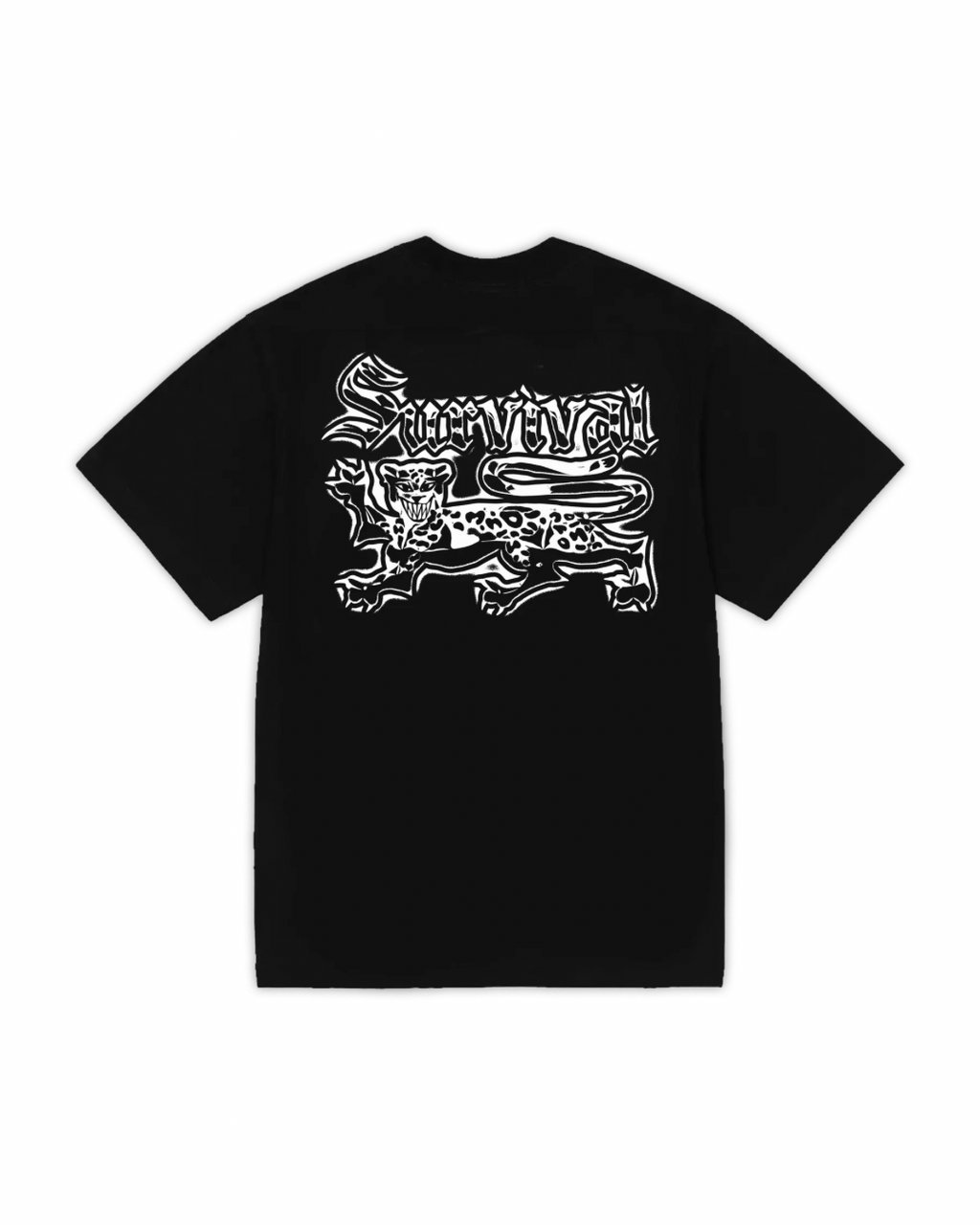 CAMISA SURVIVAL LOGO CHROMO BLACK