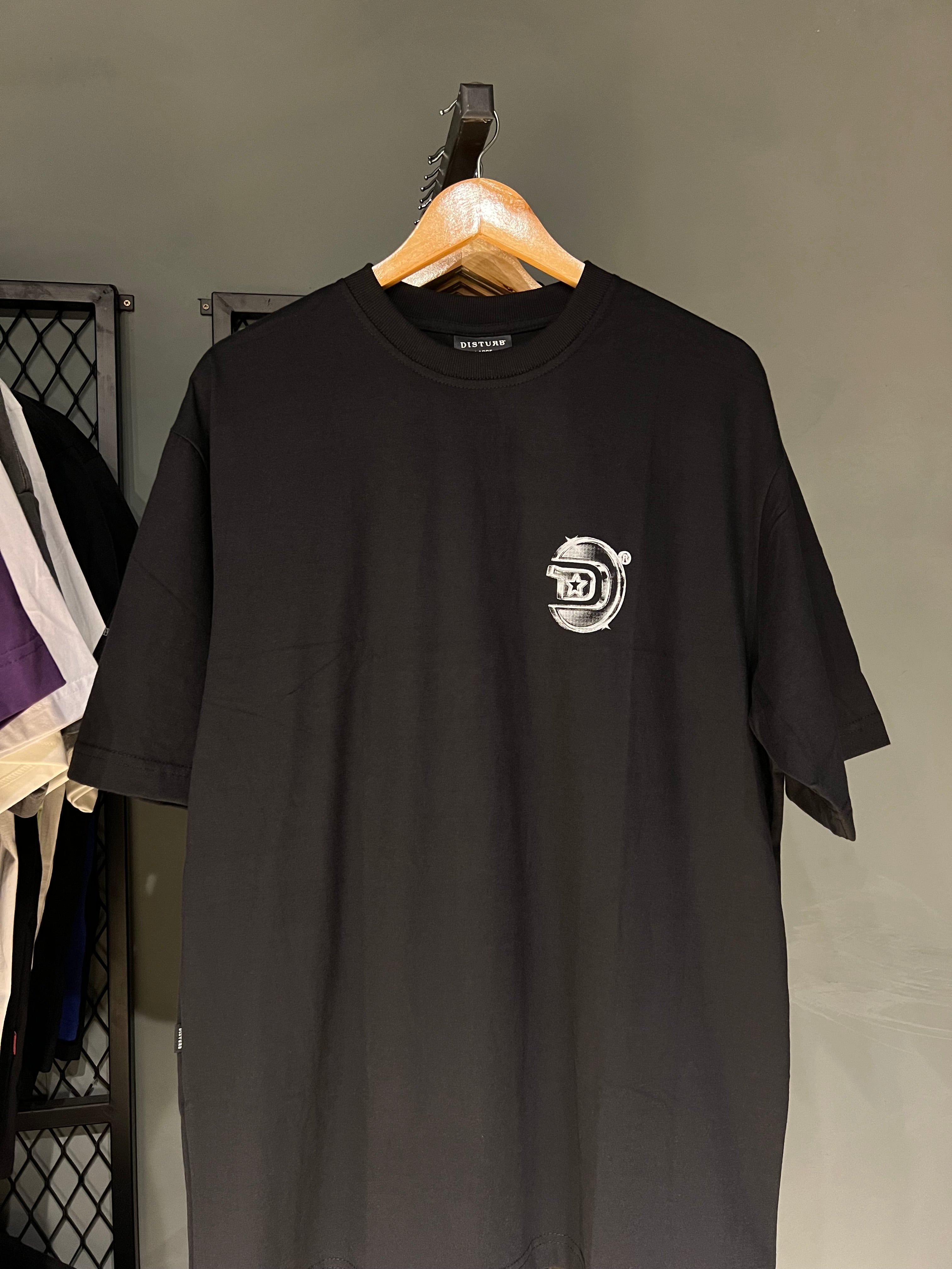 CAMISA DISTURB PLATINUM BLACK