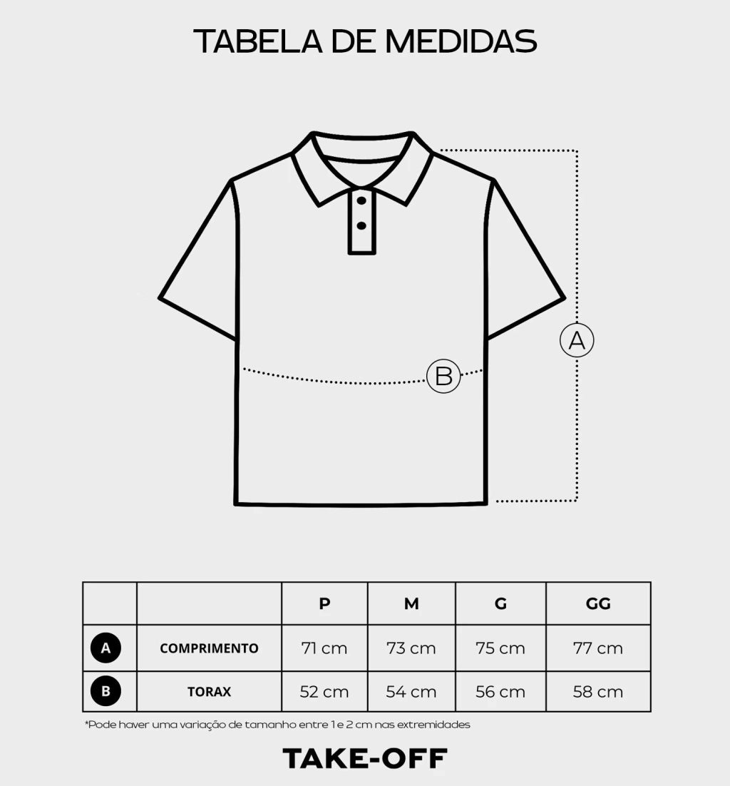 Camisa Take Off Standard Black