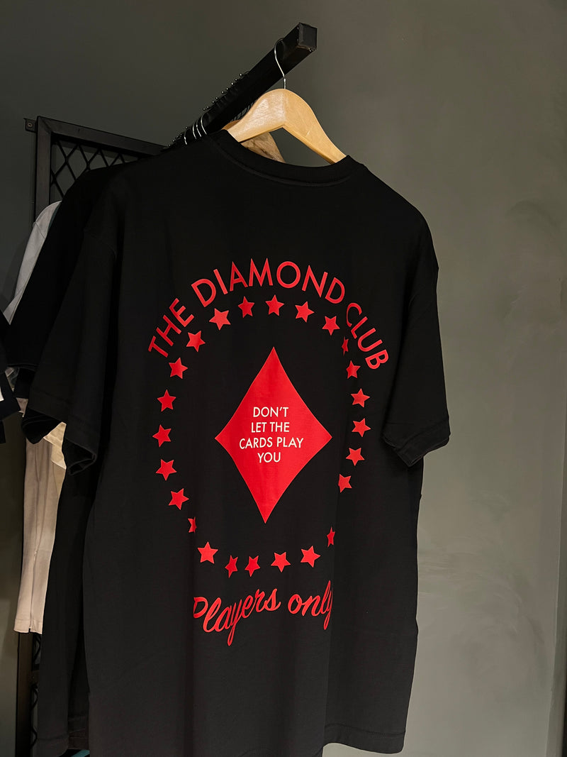 CAMISA DIAMOND CARDS BLACK