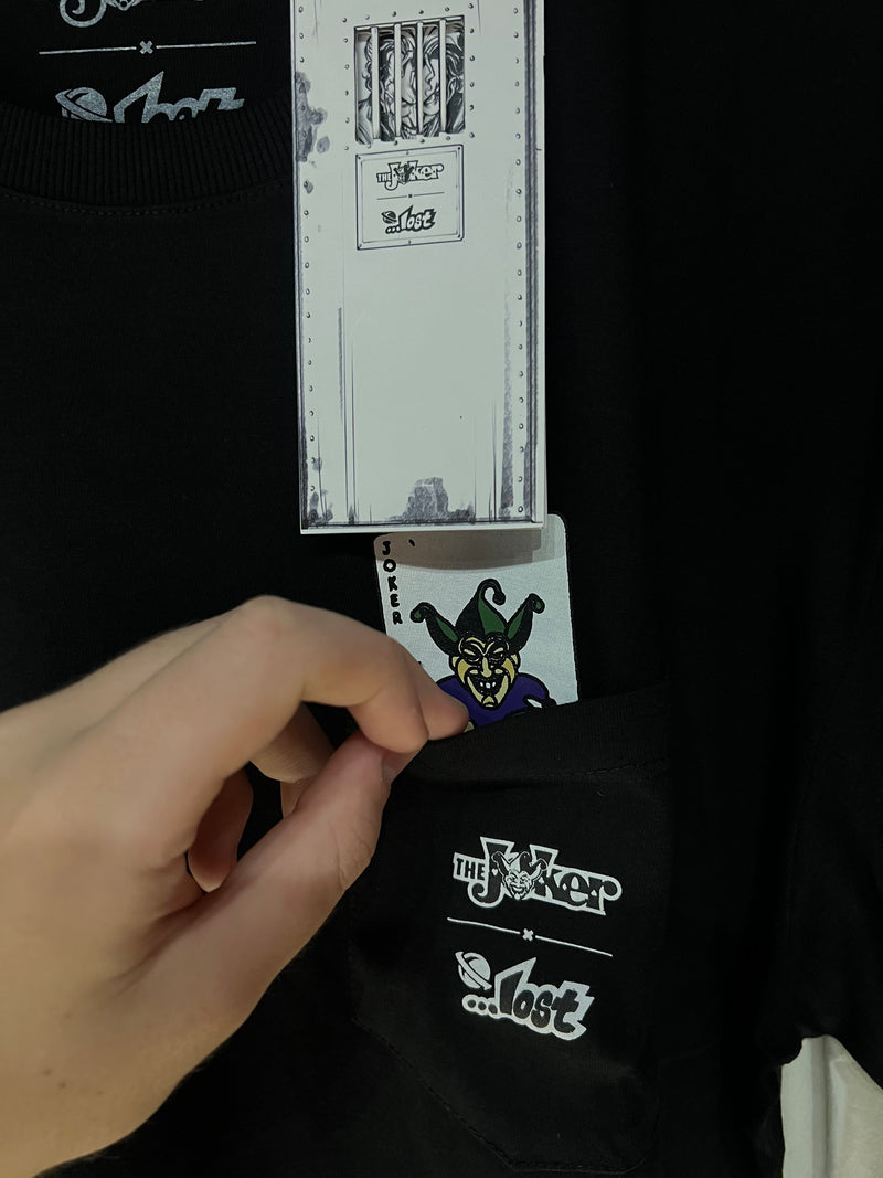 CAMISA LOST x JOKER CARDS BLACK