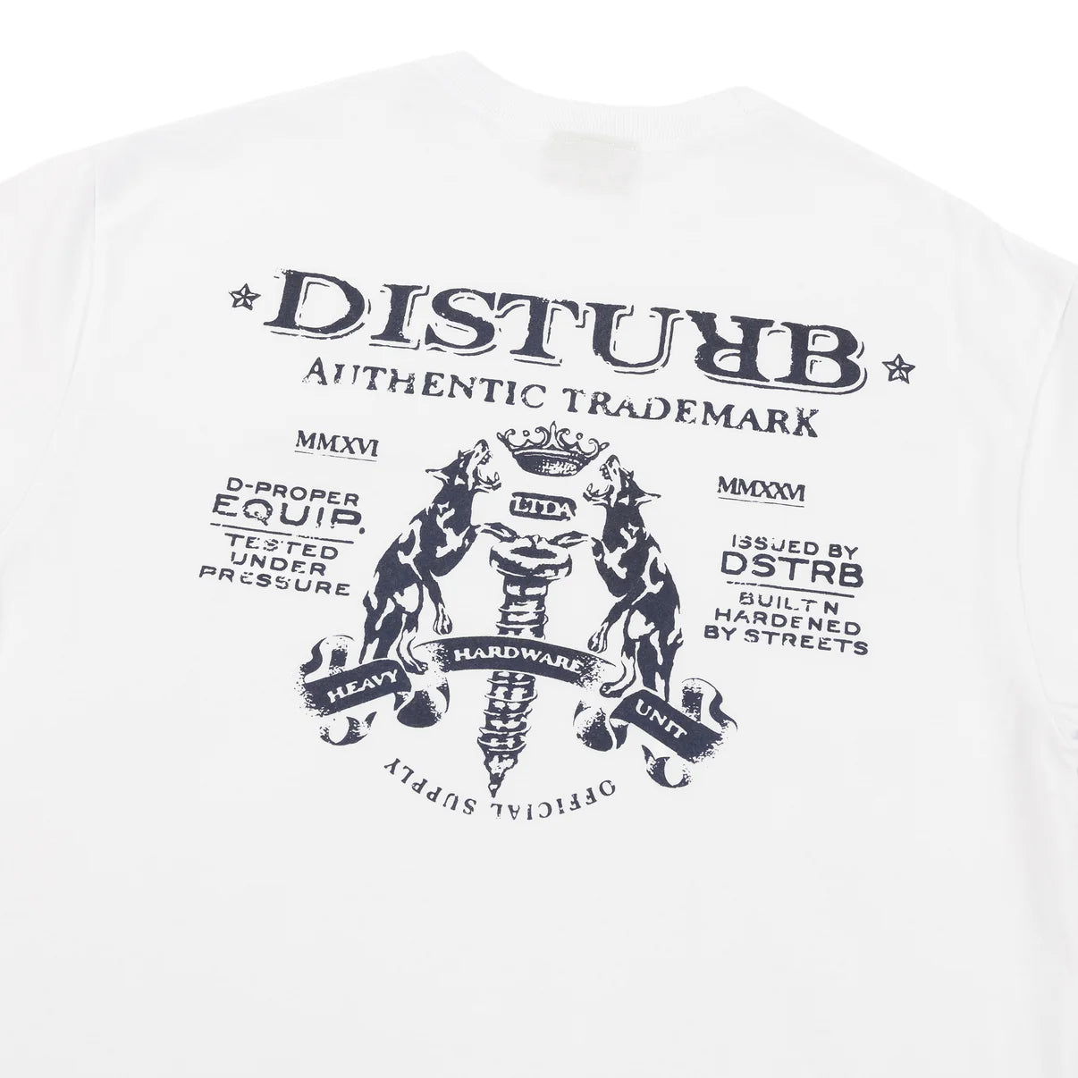 CAMISA DISTURB HARDWARE WHITE