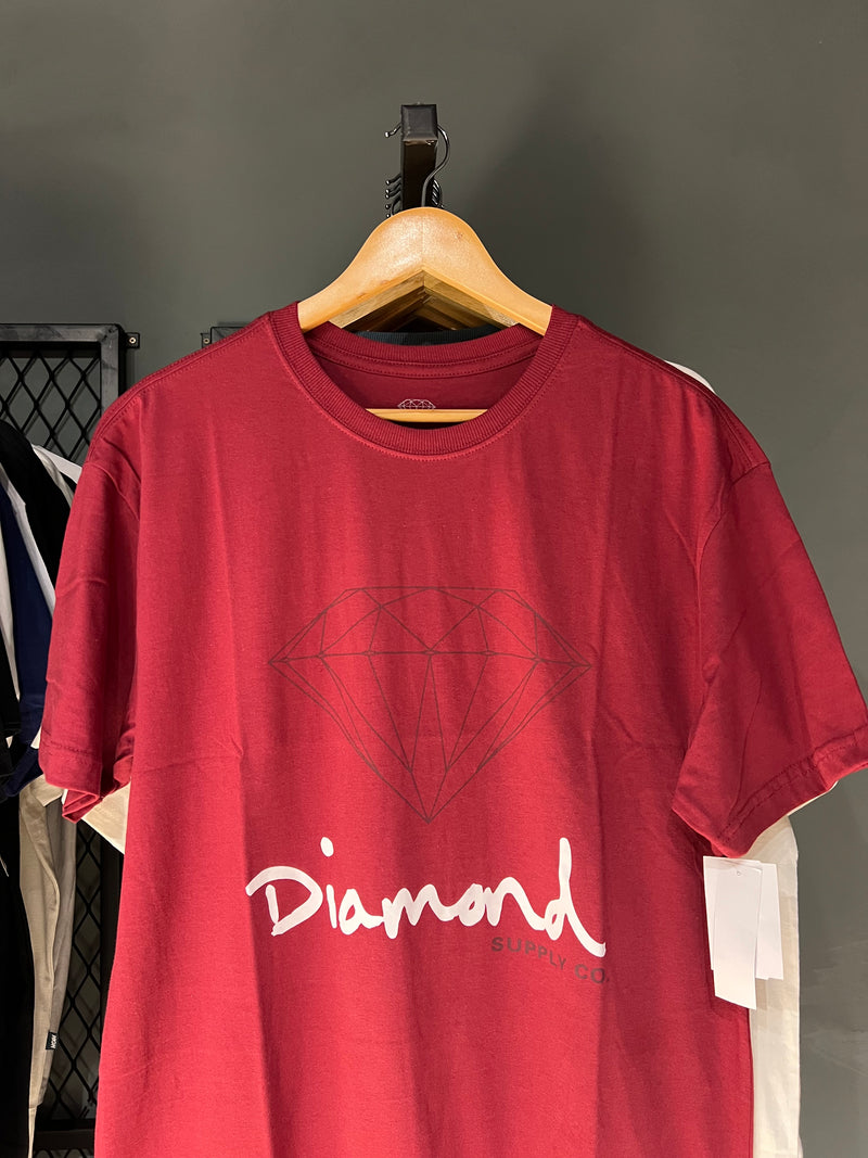 CAMISA DIAMOND OG SIGN VERMELHA