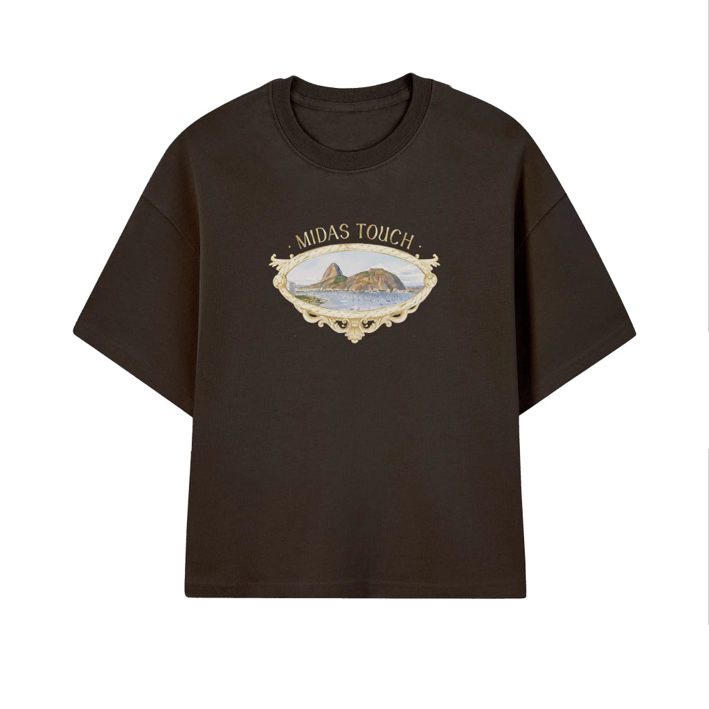 CAMISA MIDAS SUGAR BOXY MARROM