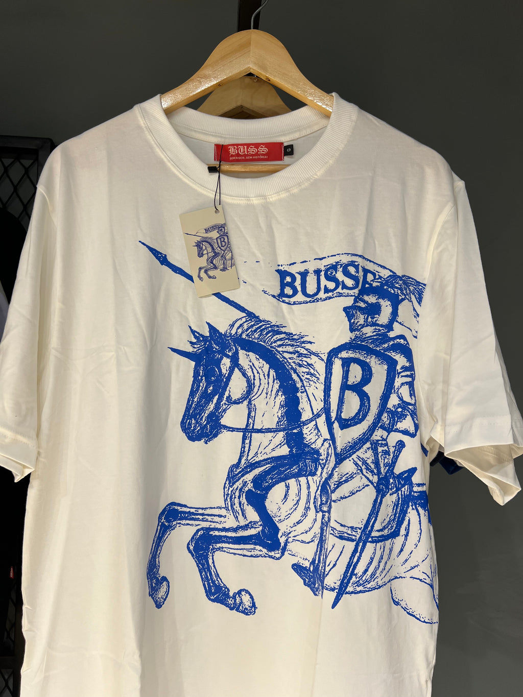 CAMISA BUSS BERRY WHITE