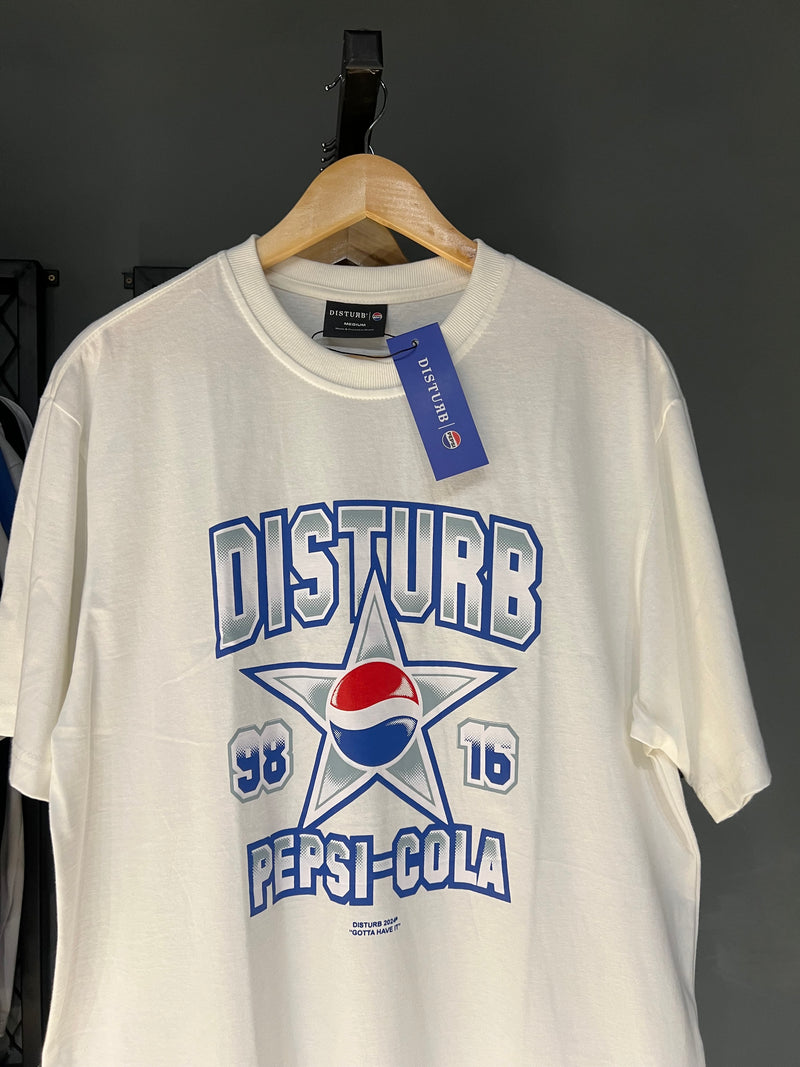 CAMISA DISTURB x PEPSI WHITE