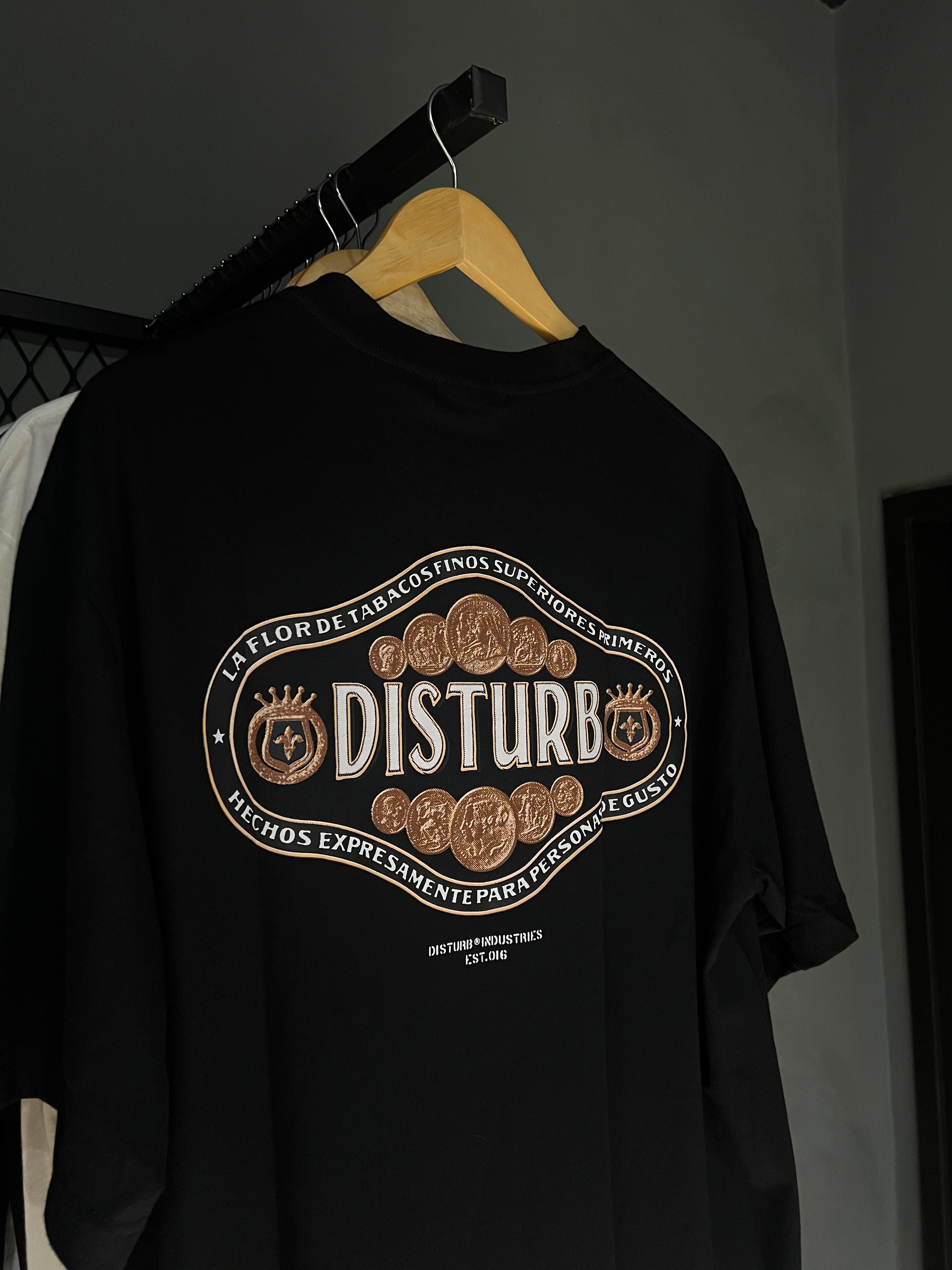 CAMISA DISTURB TOBACCO BLACK