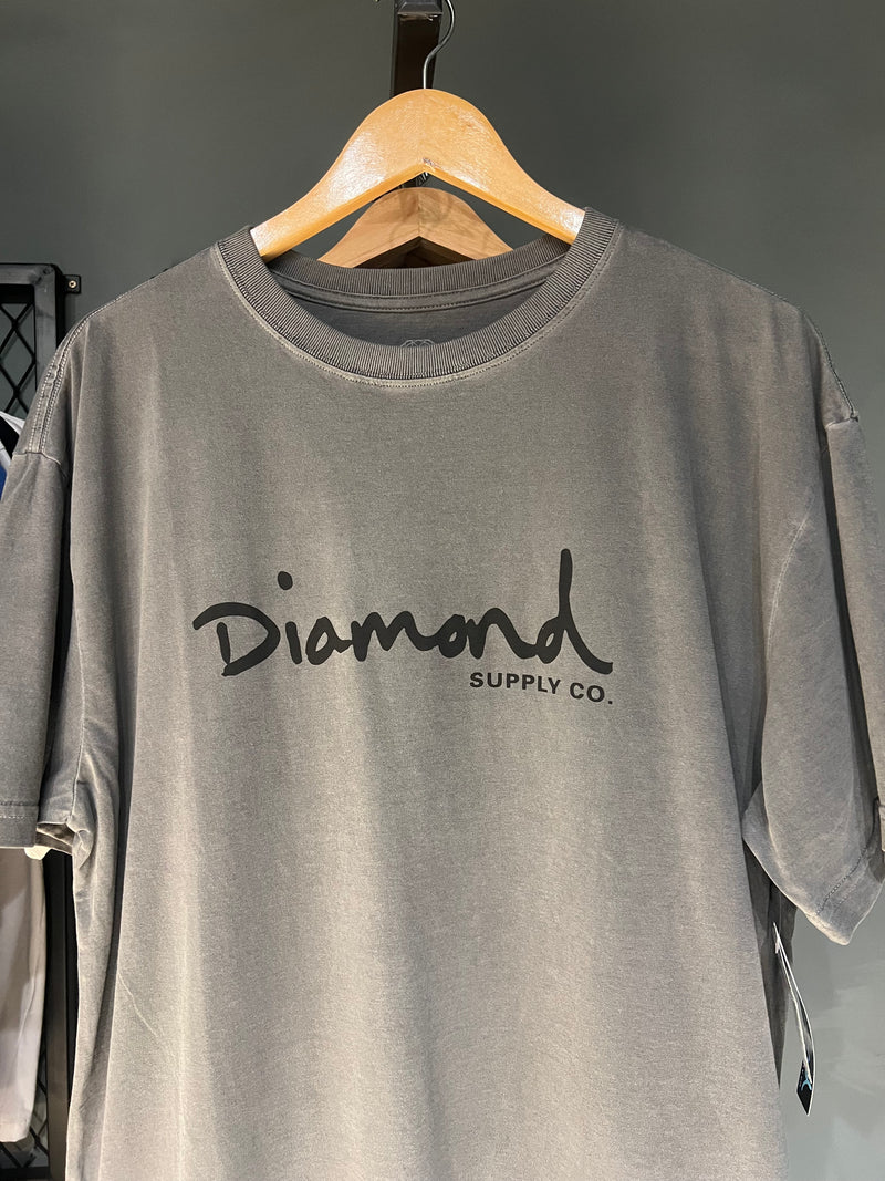 CAMISA DIAMOND SCRIPT CINZA