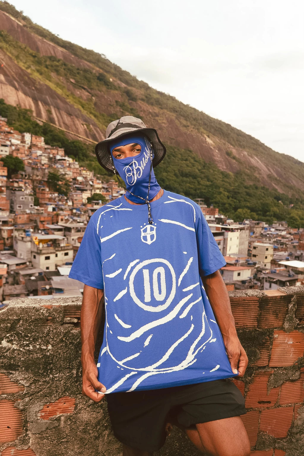CAMISA BUSS BRASIL 10 AZUL