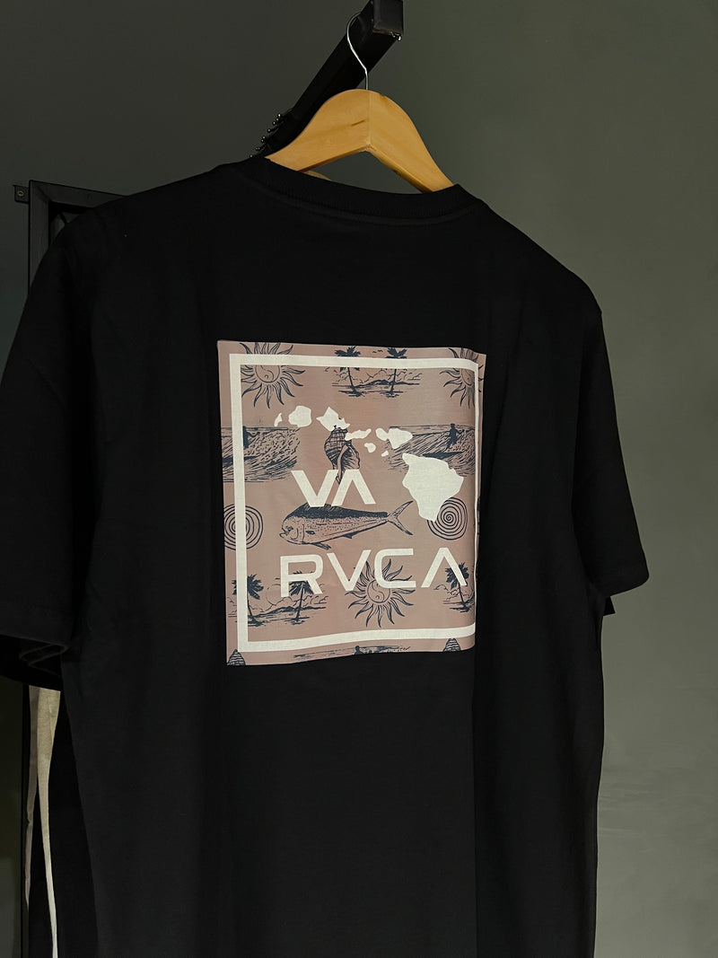 CAMISA RVCA HAWAII VA BLACK