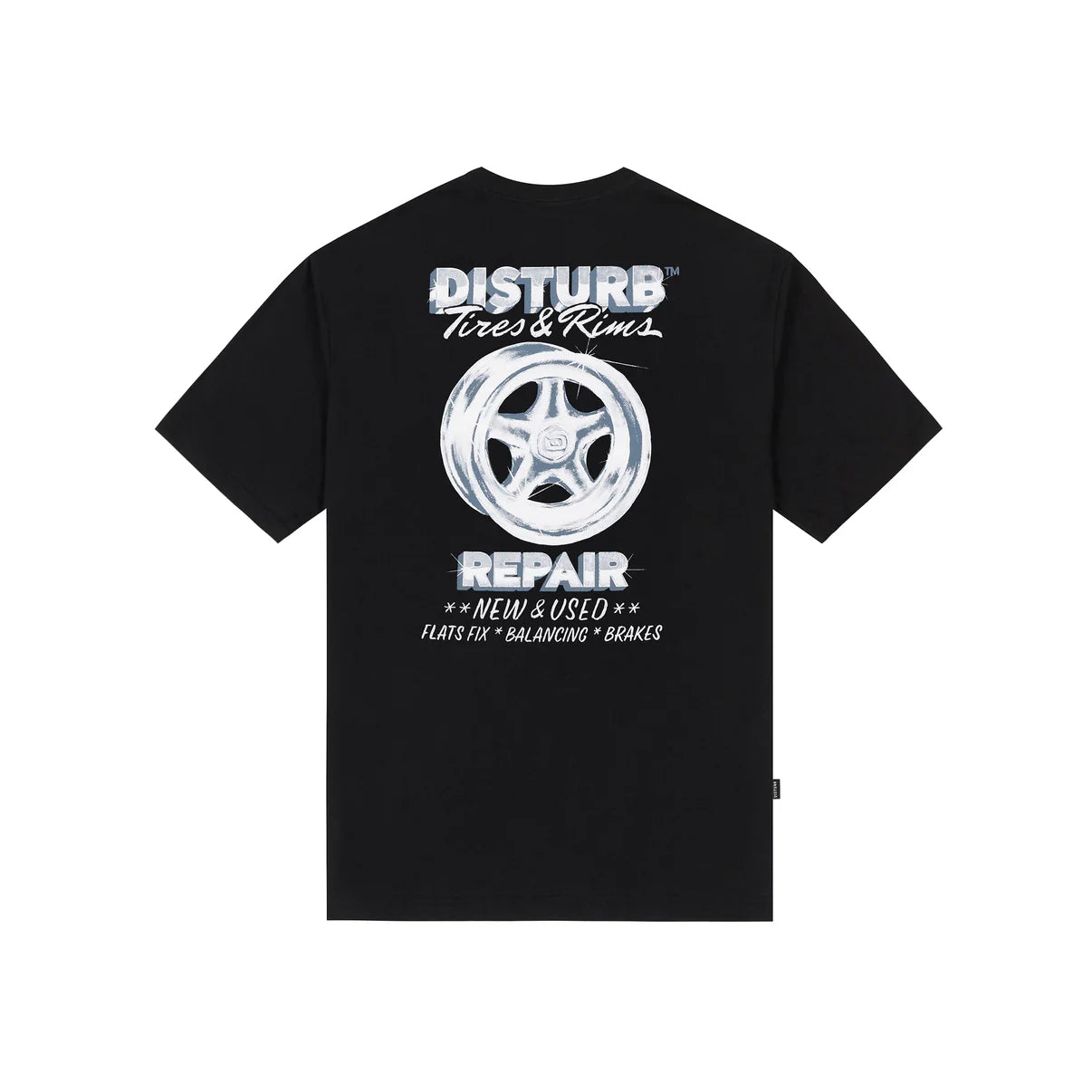 CAMISA DISTURB TIRES BLACK