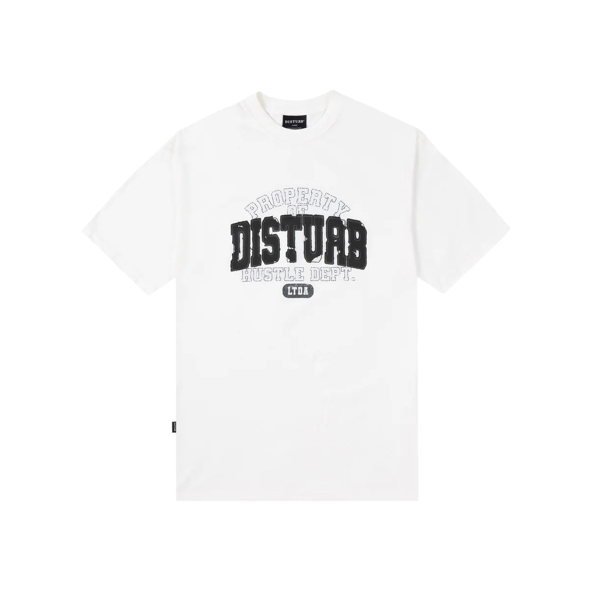 CAMISA DISTURB HUSTLE WHITE