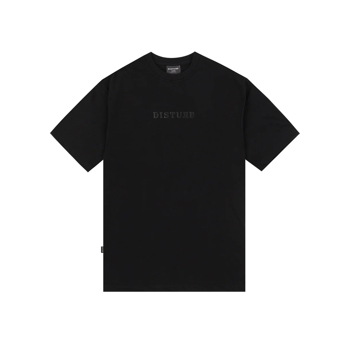 CAMISA DISTURB LOGO BLACK