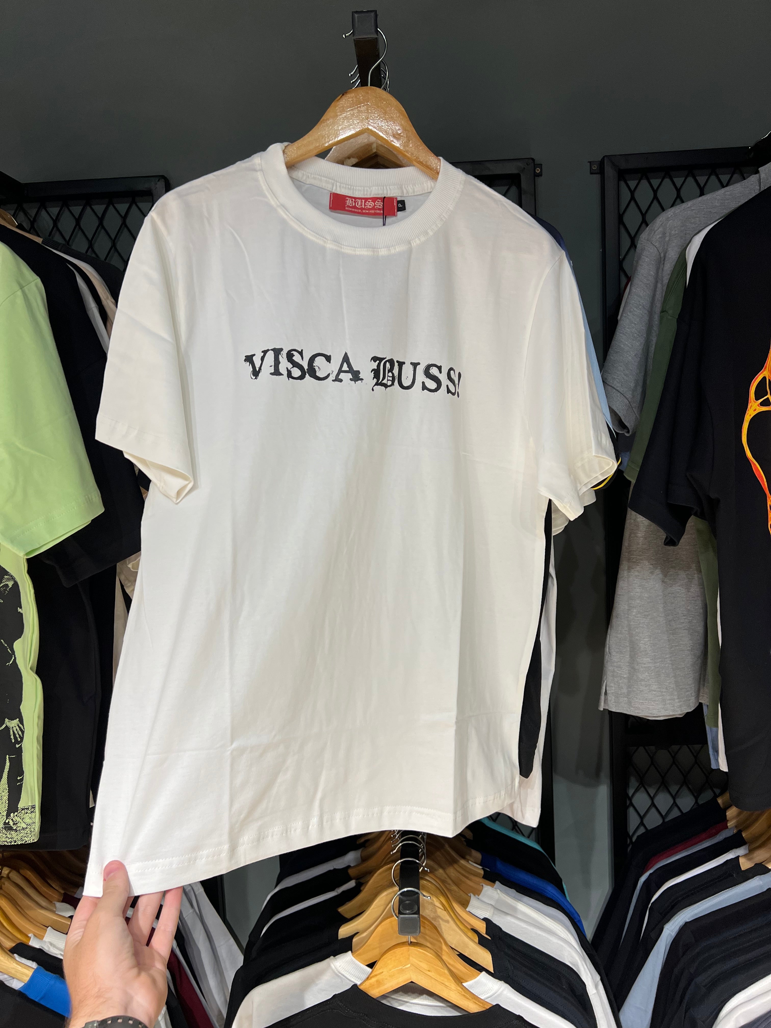 CAMISA VISCA BUSS WHITE