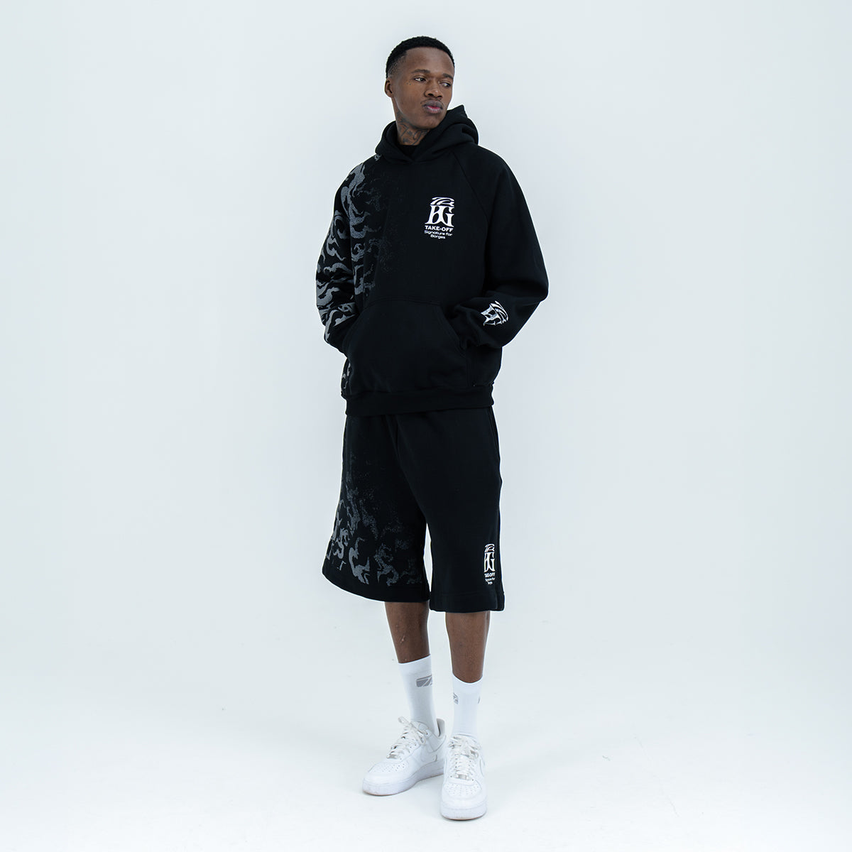 MOLETOM TAKE OFF x BORGES SIGNATURE BLACK