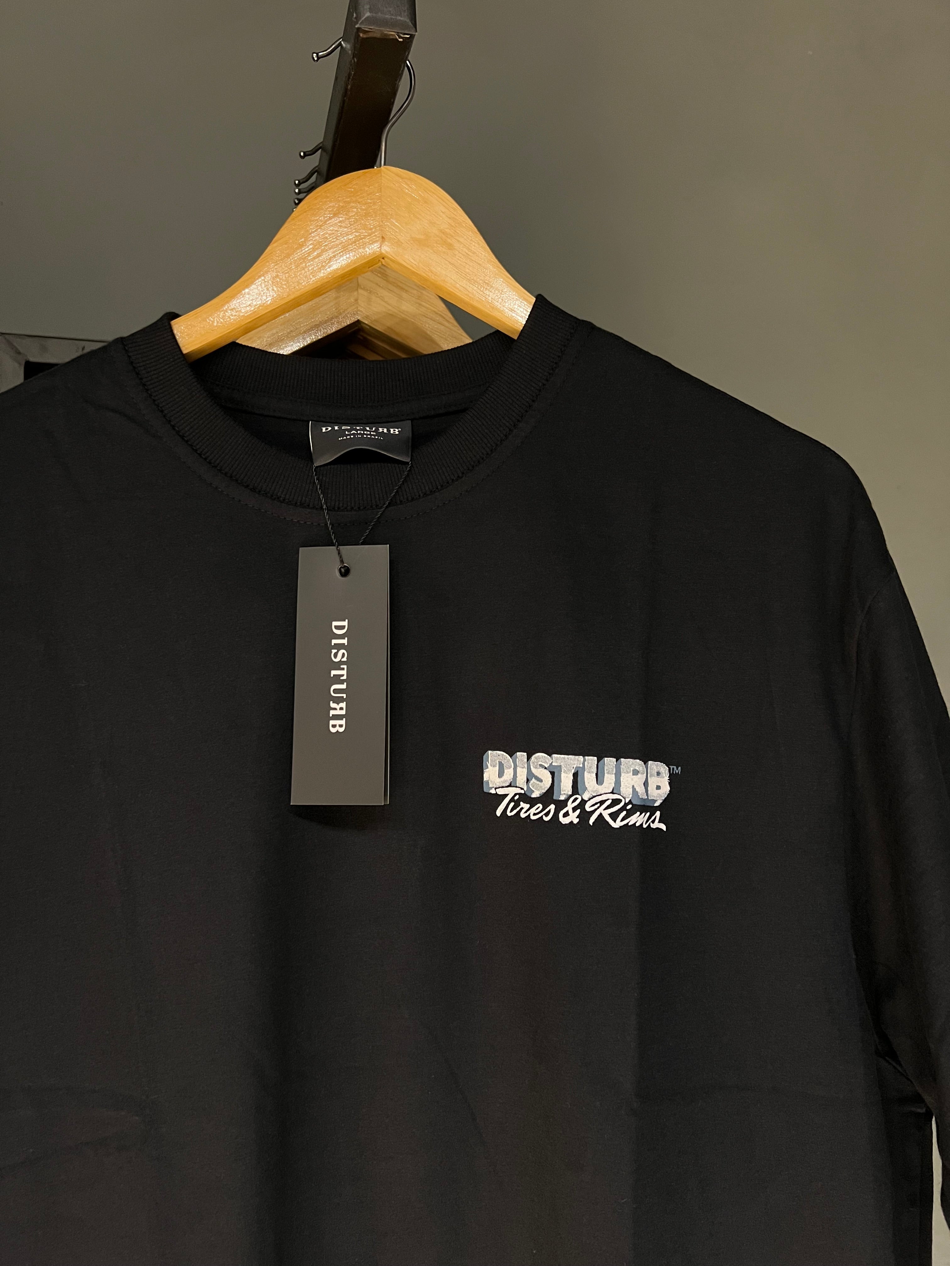 CAMISA DISTURB TIRES BLACK
