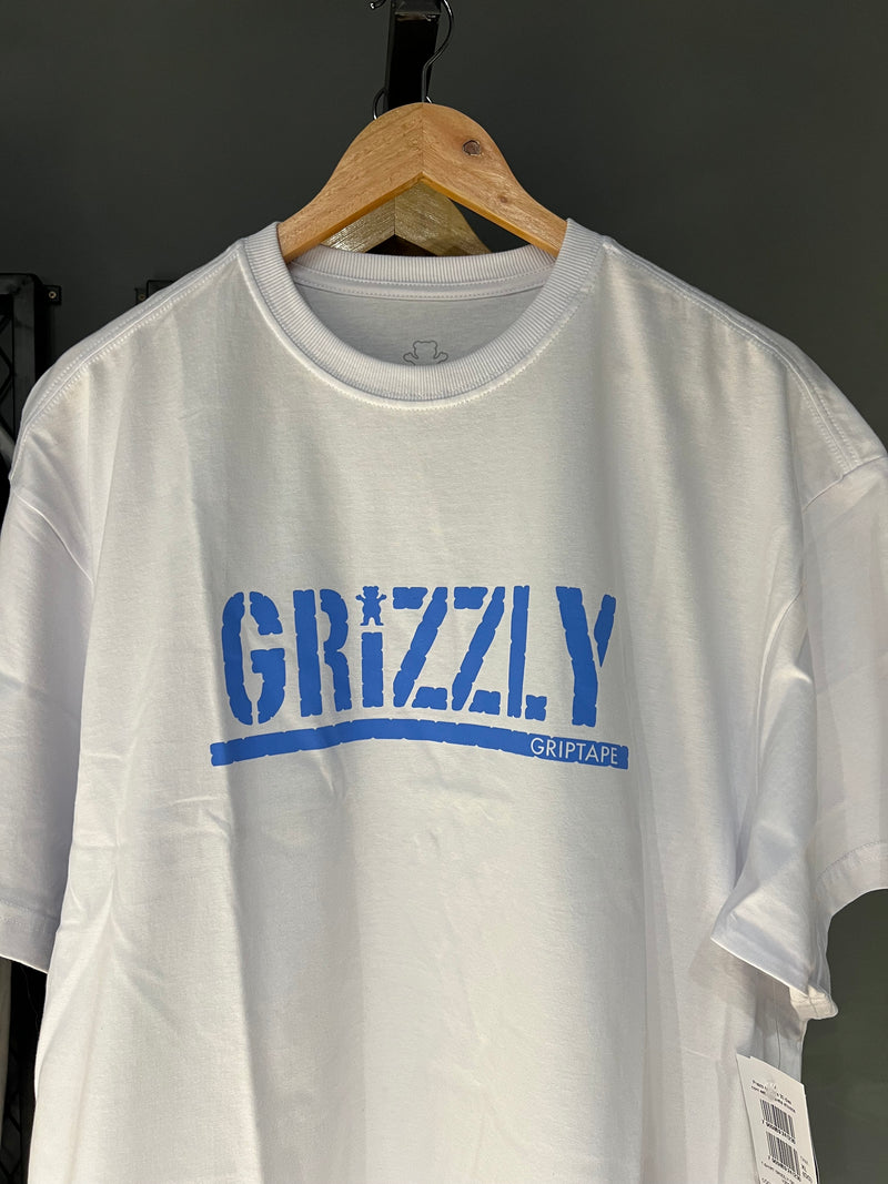 CAMISA GRIZZLY STAMP WHITE