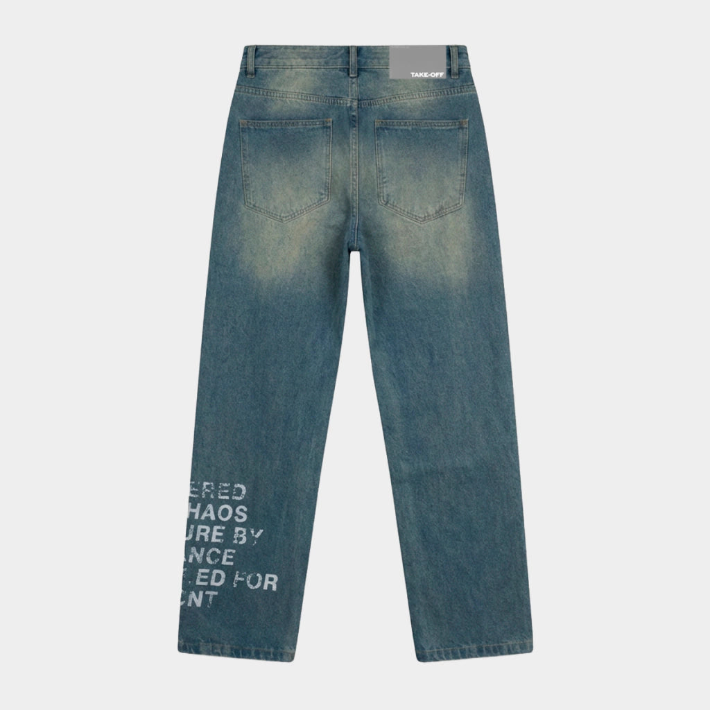 Calça Jeans Take Off Blue Loose