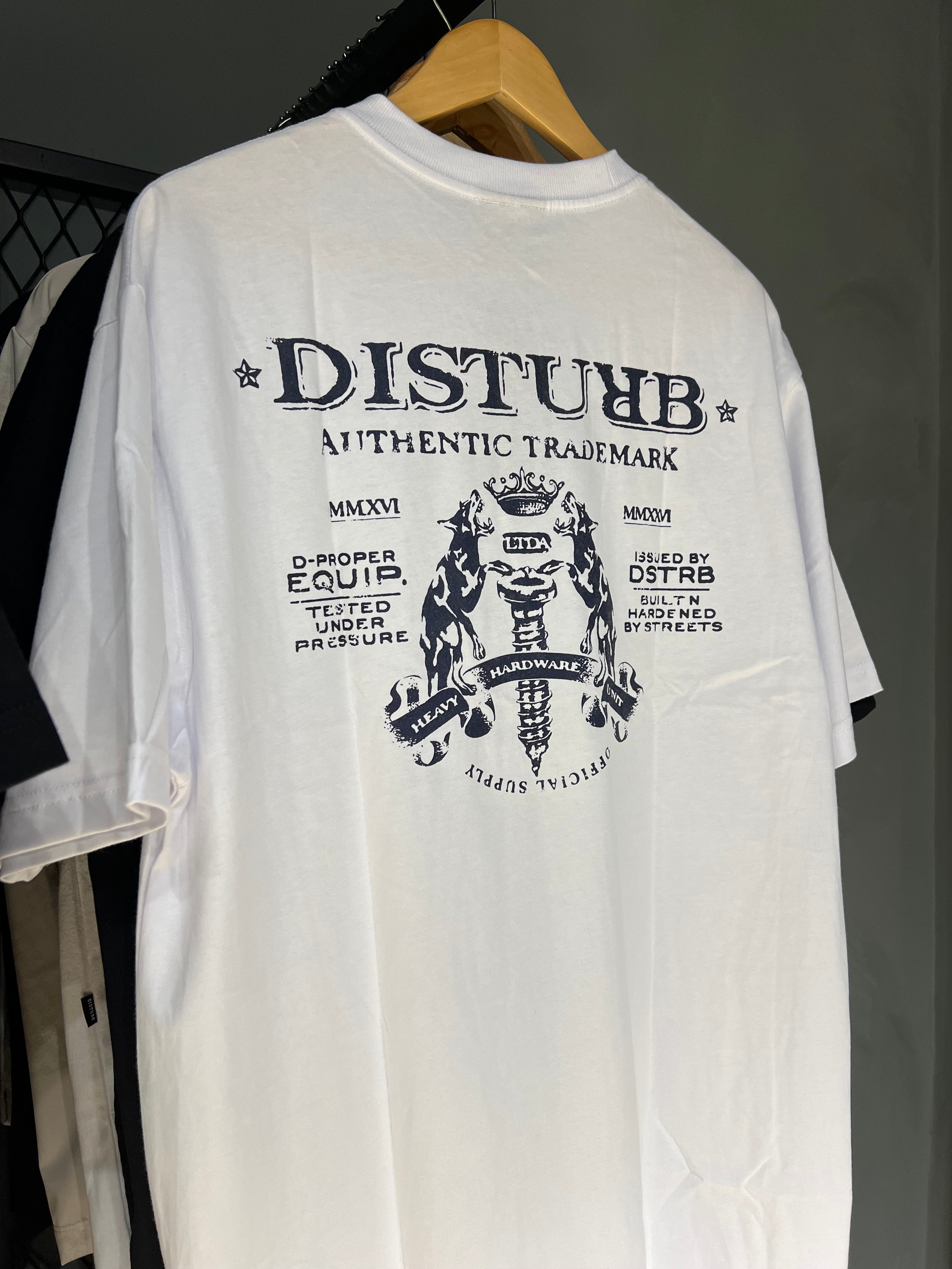 CAMISA DISTURB HARDWARE WHITE