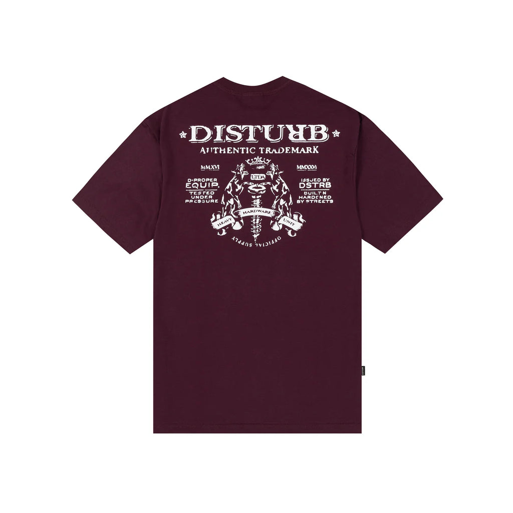CAMISA DISTURB HARDWARE VINHO