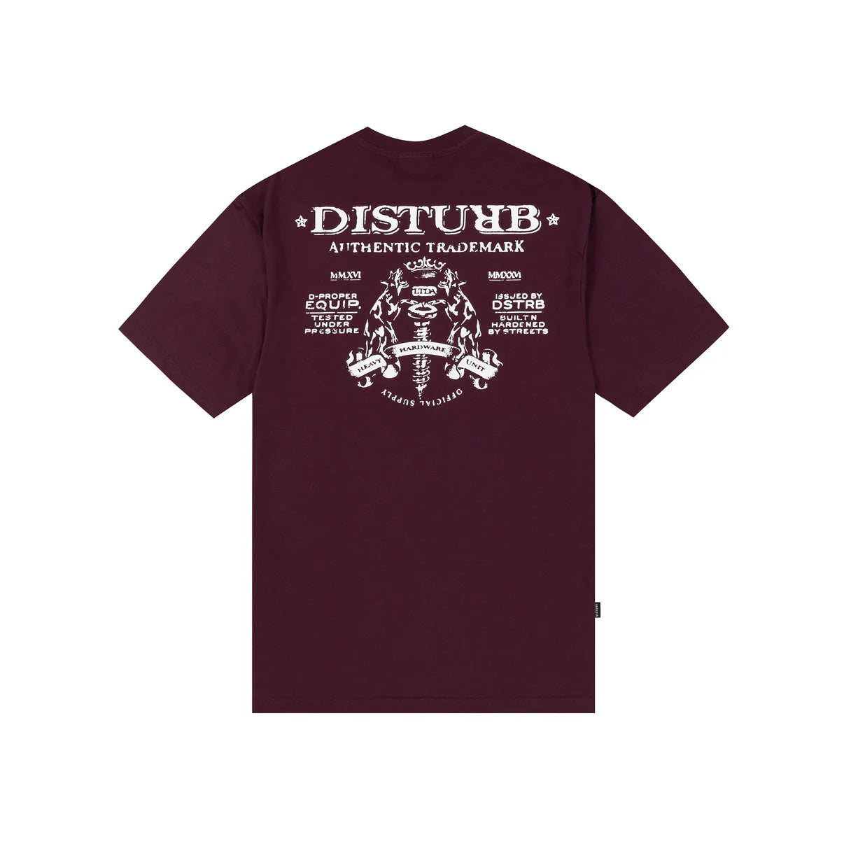 CAMISA DISTURB HARDWARE VINHO