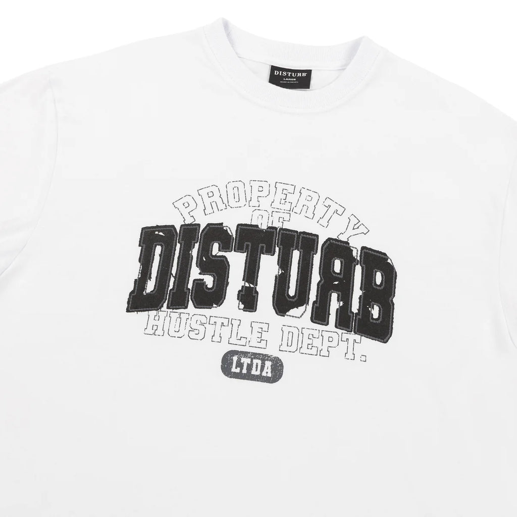 CAMISA DISTURB HUSTLE WHITE