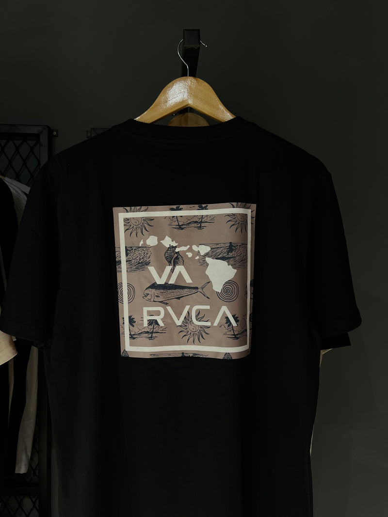 CAMISA RVCA HAWAII VA BLACK