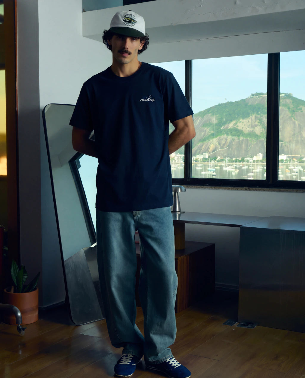 Camisa Midas Azul Indigo