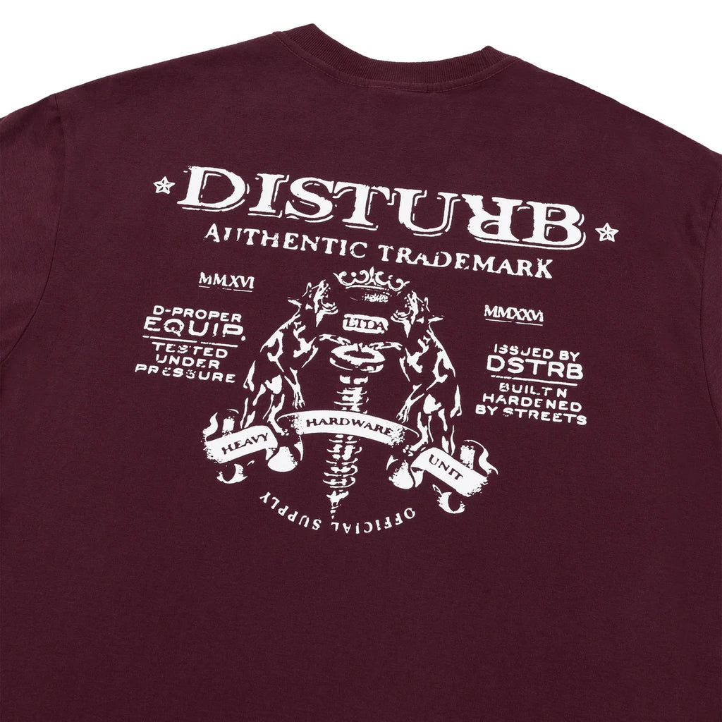 CAMISA DISTURB HARDWARE VINHO